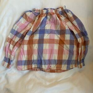 Hanna Andersson plaid flannel top